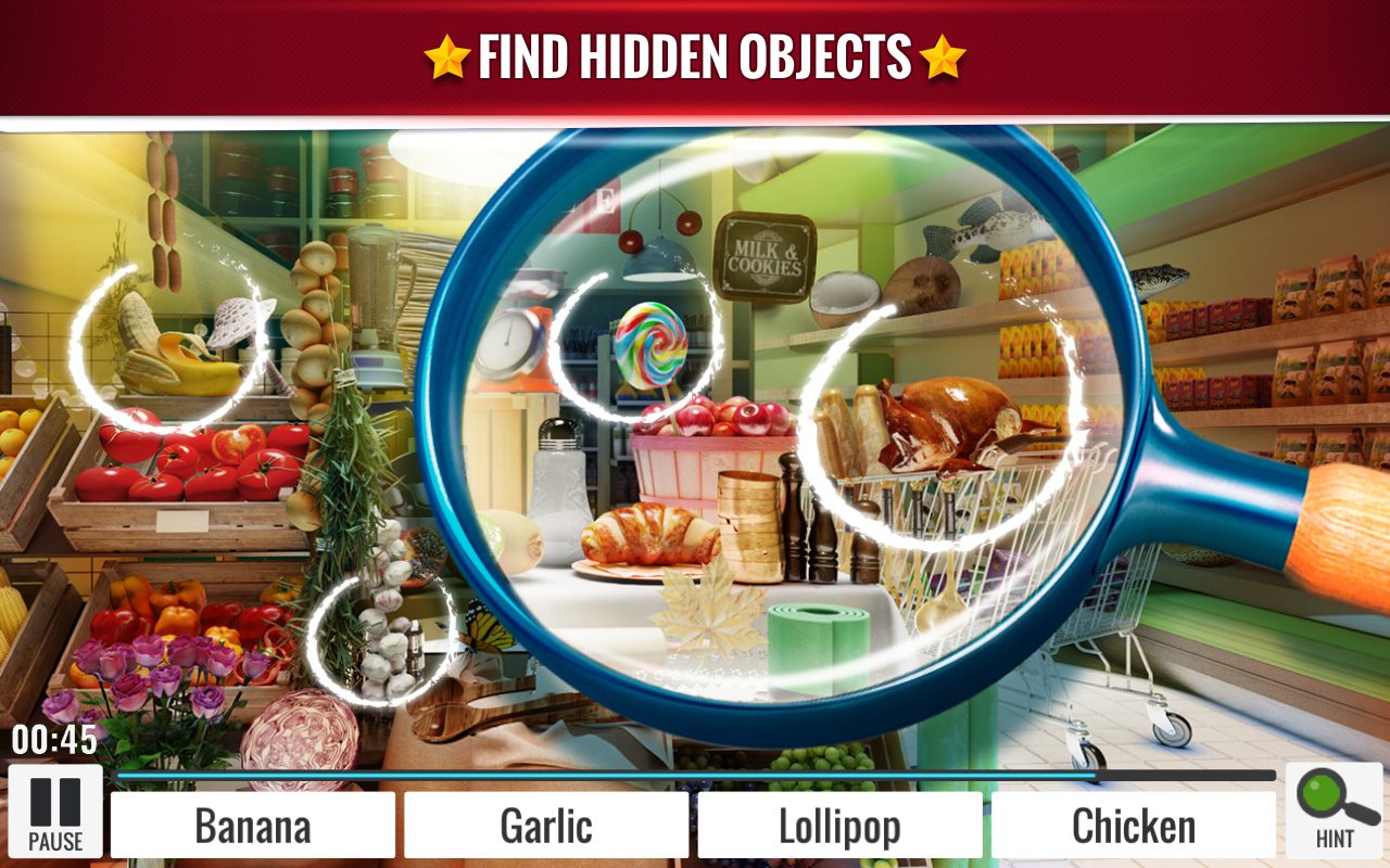 Hidden Objects Grocery Store