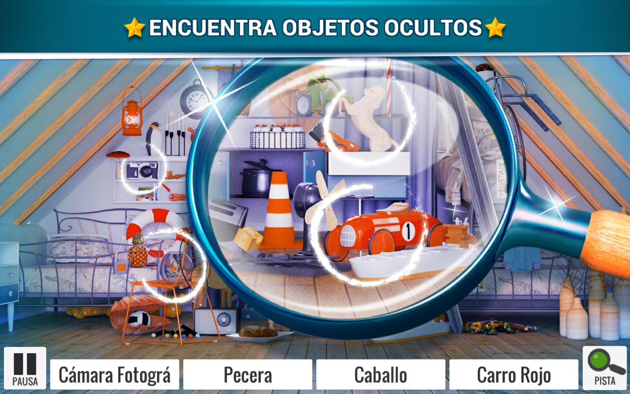 Objetos Ocultos Sala para Niños