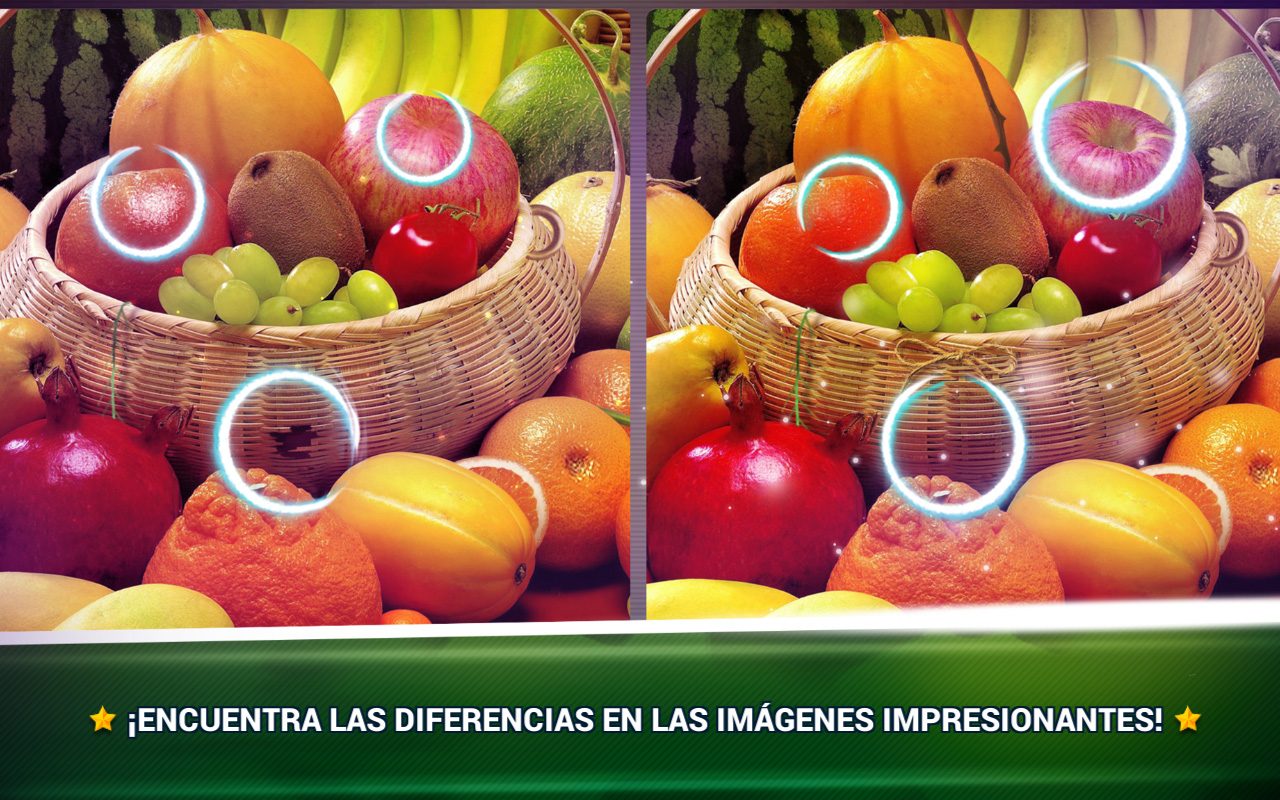 Encuentra las Diferencias Frutas