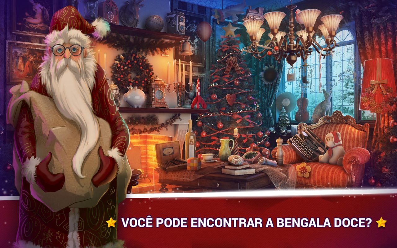 Jogo de Objetos Escondidos Natal